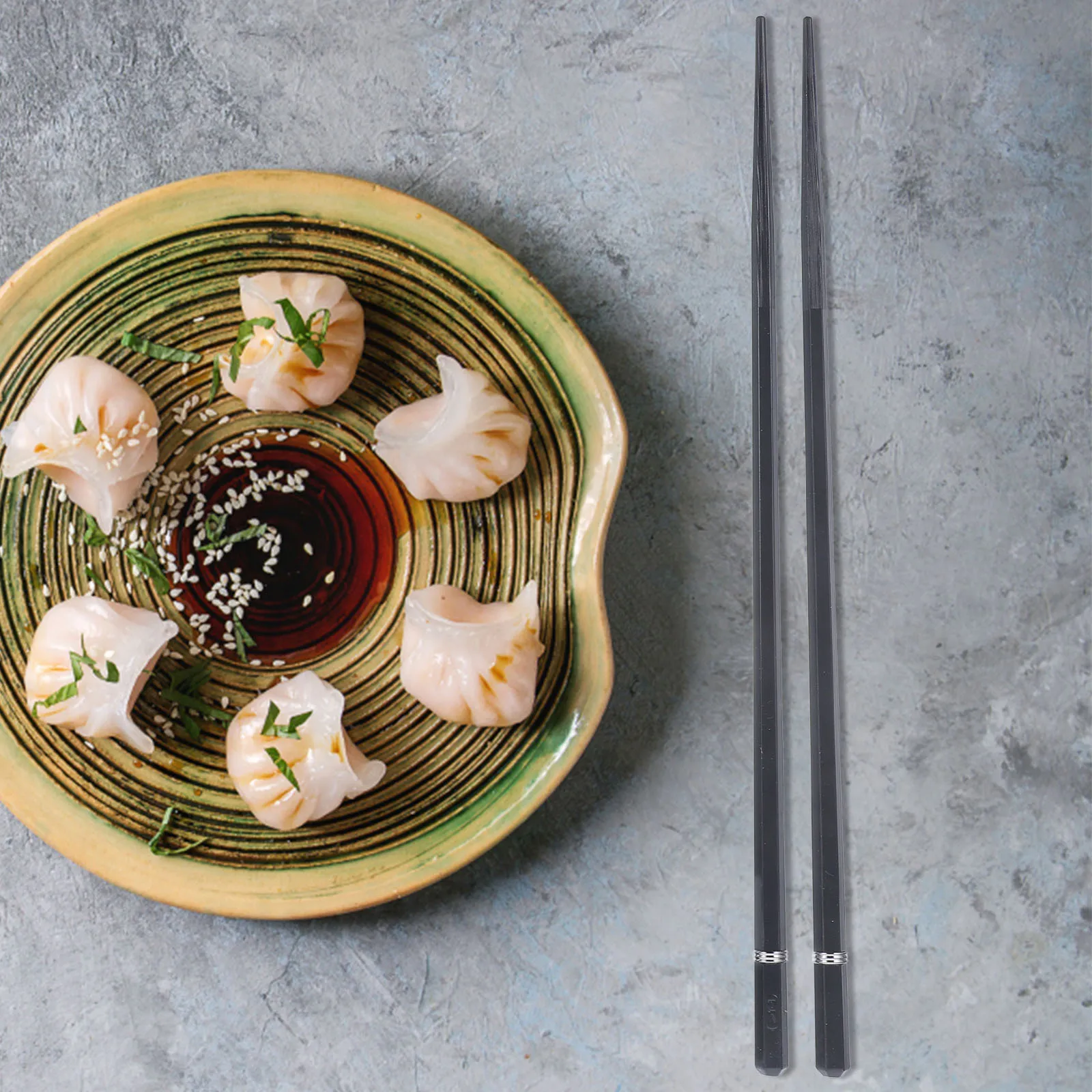 

5Pairs Anti-Slip Glass Fiber Chopsticks Japanese Chinese Style Heat Resistant Dishwasher Safe Reusable Household Tableware