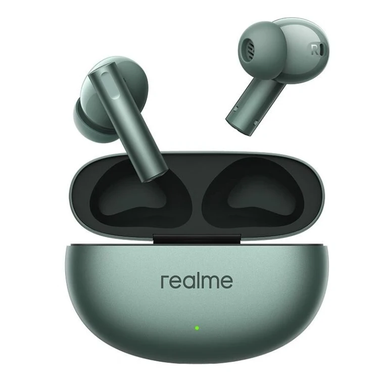 الأصلي Realme Buds Air 6 صحيح سماعة لاسلكية 40 ساعة عمر البطارية بلوتوث 5.3 50dB نشط إلغاء الضوضاء #1