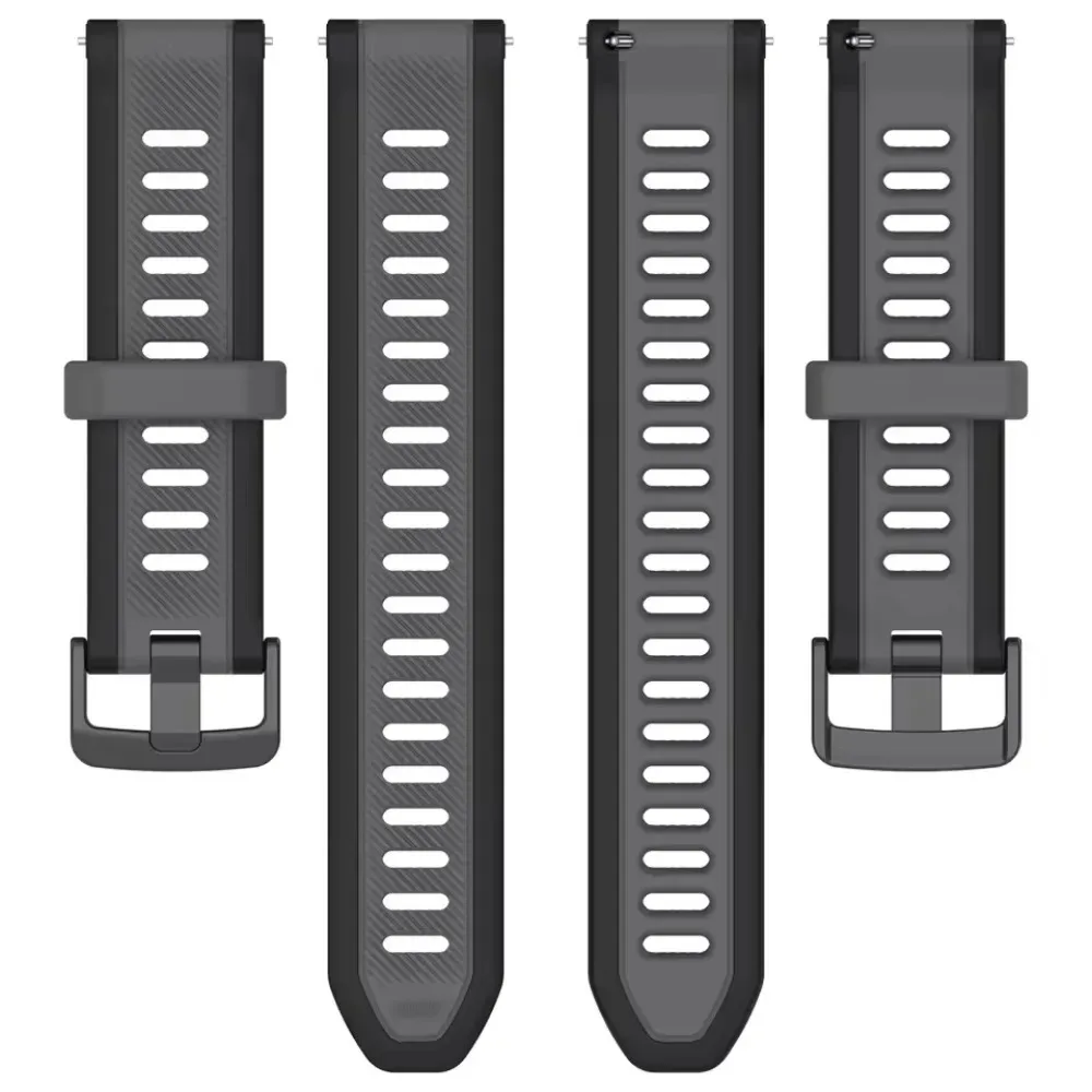 22/20/18 مللي متر حزام سيليكون ثنائي اللون لساعة Suunto Vertical 2/CMF 3 Pro سوار رياضي خفيف الوزن لـ COROS APEX 4 42 مللي متر PACE 3 2 #5