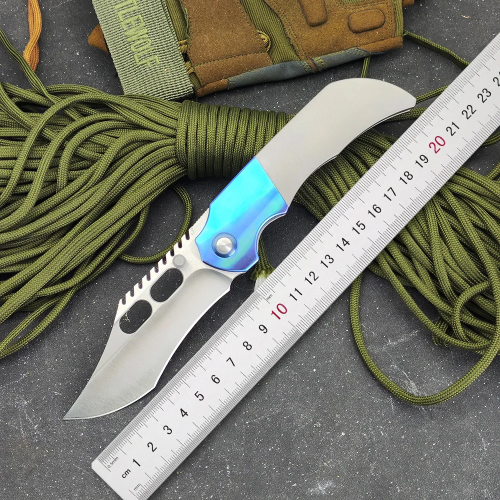 

New VG10 Steel Titanium Alloy Exquisite Outdoor Camping Hunting Survival Collection Kitchen Fruit EDC Tool