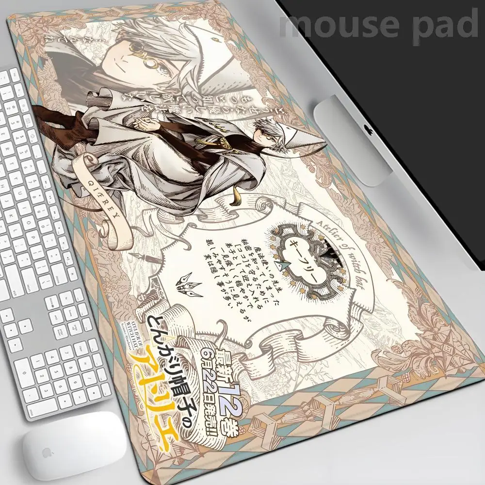 

1pc Anime Witch Hat A-Atelier Mousepad Non-slip Suitable For Office Computers Laptops E-sports Game Desk Mats XXL Keyboard