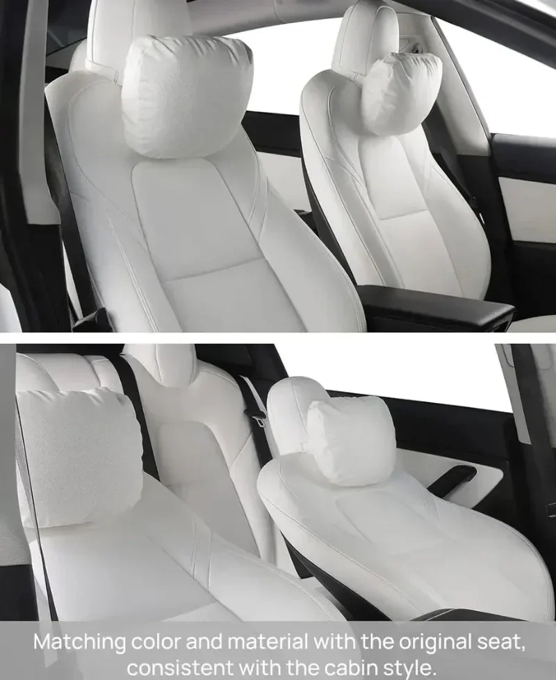 Suede Comfortable Headrest Neck Pillow For Tesla Highland Model 3/Y Model S Model X Accessories Car Neck Pillow for Traveling