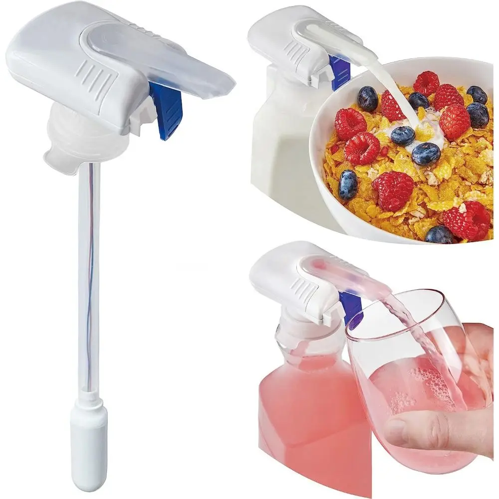 Fully Automatic Magic Faucet Portable Hands-Free Automatic Suction Pump ABS Material Easy to Use Automatic Beverage Straw