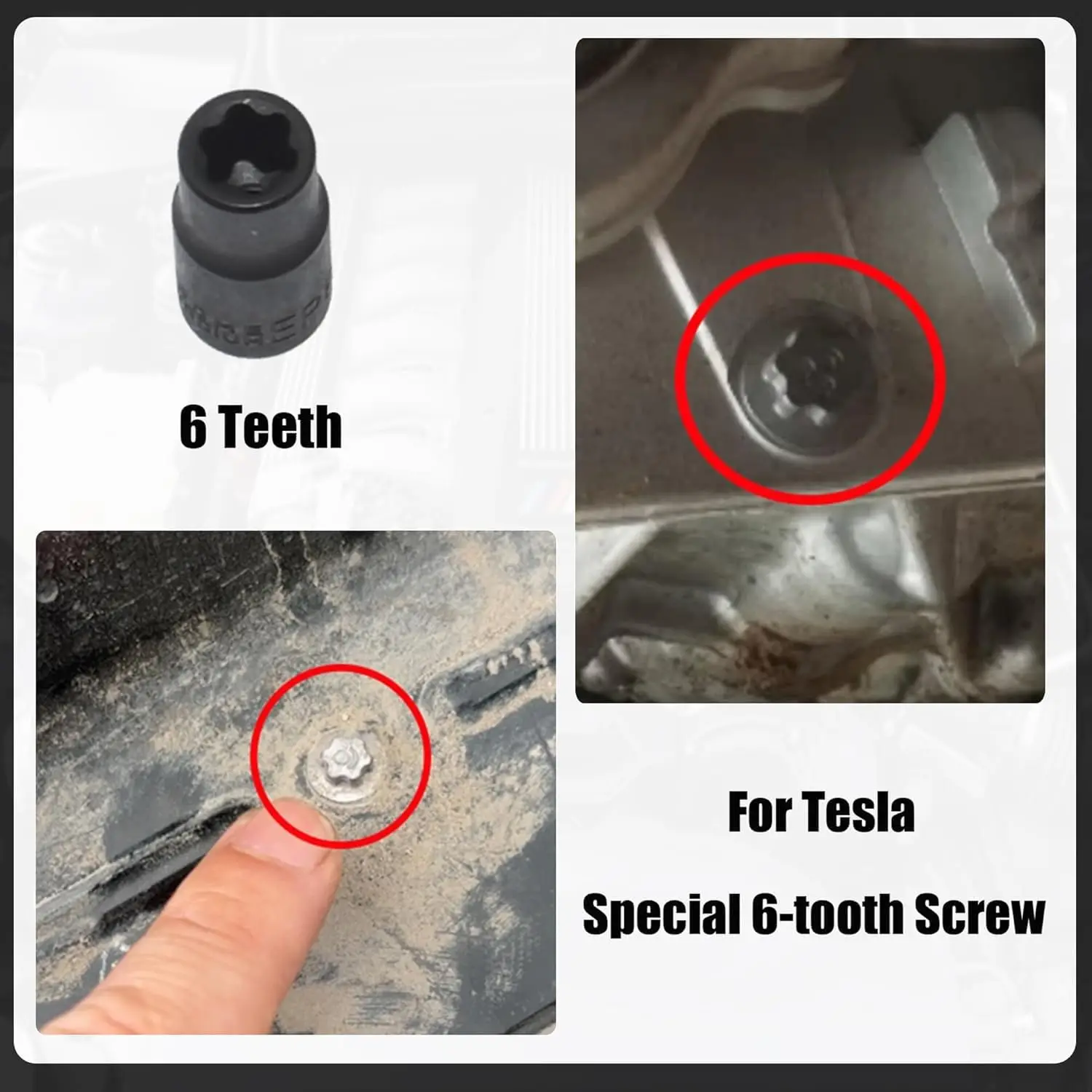 19PC External Torx Plus Socket Set 6 Point EP Socket Compatible with Tesla EP4-EP32 with 1/2'' 3/8'' 1/4'' Dr CR-V - view 5