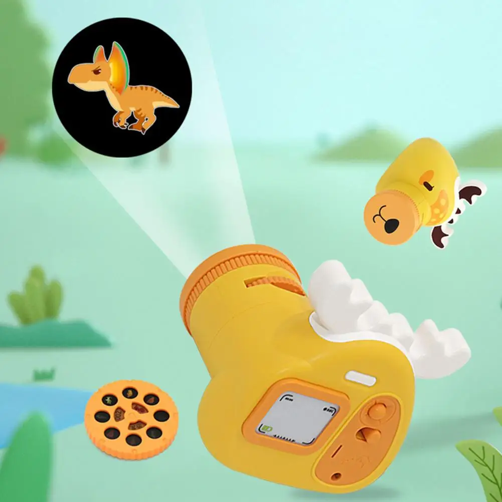 Giocattolo di proiezione per interni Giocattolo interattivo per narrazione di storie per l'educazione precoce Divertimento per bambini Fotocamera di proiezione con 8 per bambini per bambini