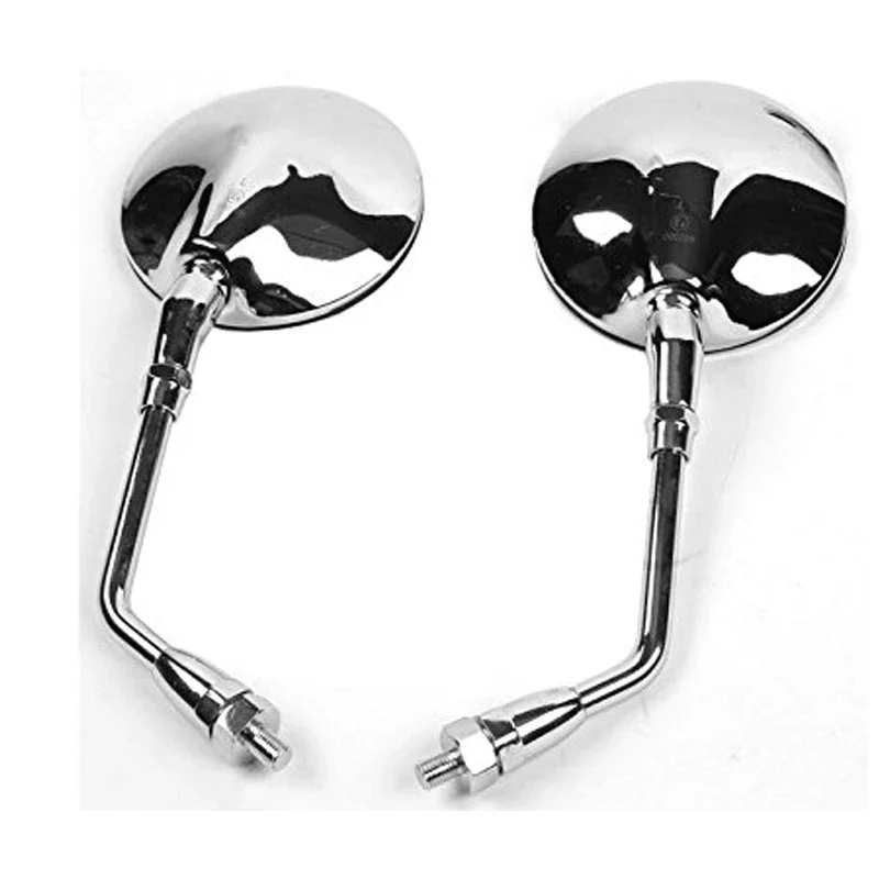 Motorcycle Left Right Chrome Rear View Mirrors Fit For HONDA CB500 CB750 CB1100 CB1000 CB1300 VT750 VT1100 VTX1300 VTX1800