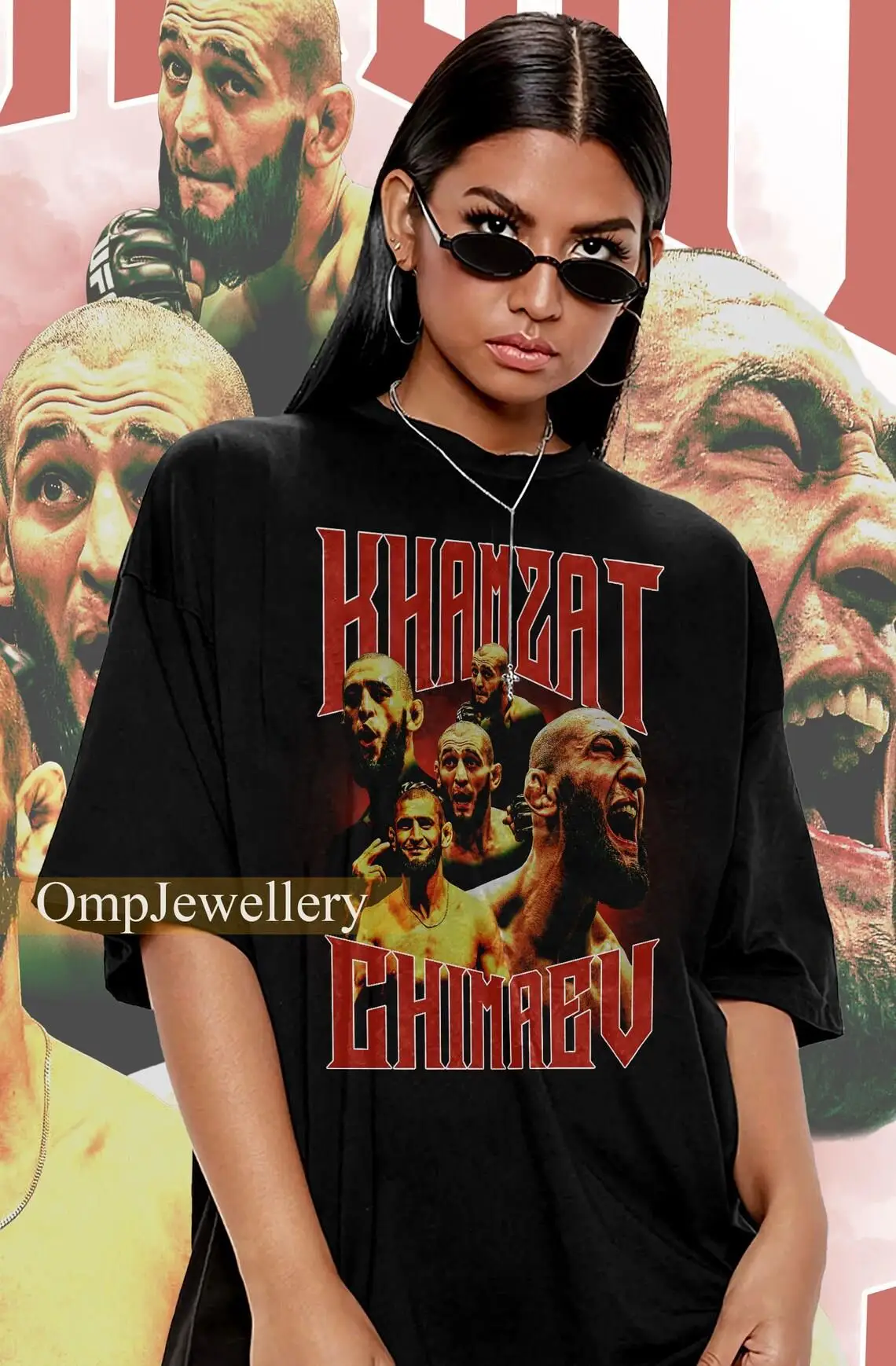 Khamzat Chimaev shirt Merchandise Professional fighter Championship Vintage bootleg tshirt retro 90s Unisex Sweatshirt