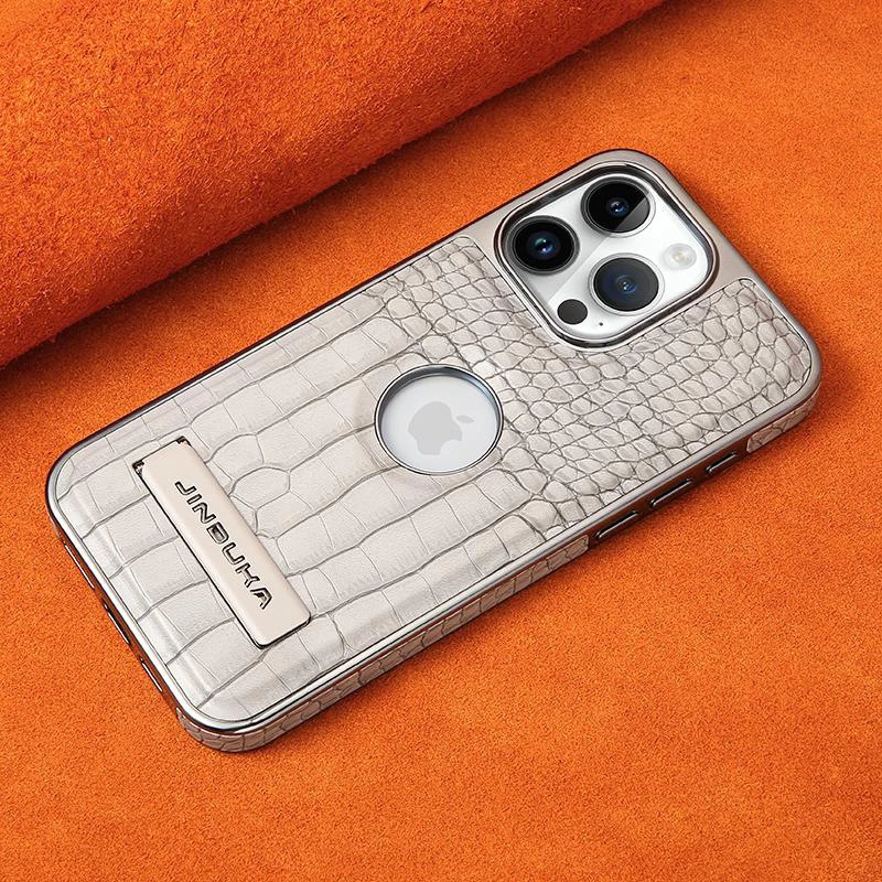 

Crocodile Genuine Leather Case Magnetic Phone Case For iPhone 16 Pro Max 14 13 12 15 Plus MagSafe Phone Cover Wireless Charging
