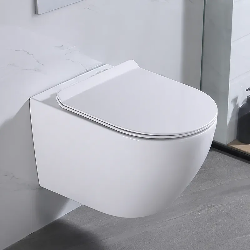 Wall Hung Toilet Concealed Cistern Wall Mounted Rear Outlet Suspended Ceramic Bathroom Sanitary Ware Modern Design