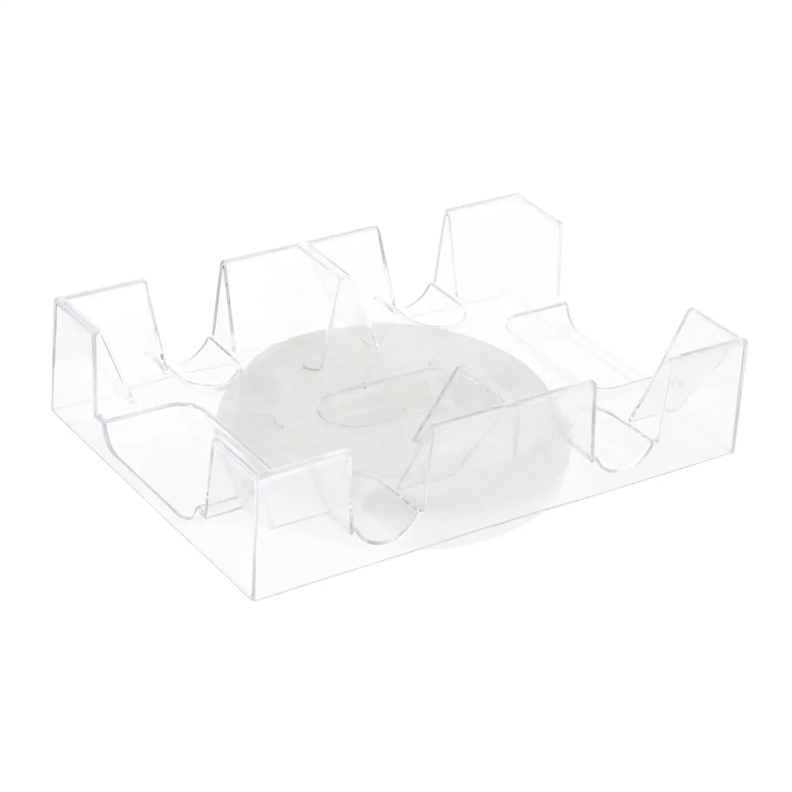 Rotating Canasta Playing Card Game Playing Card Holder Box view 2