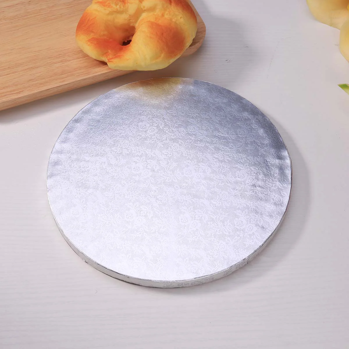 8 Inch Round Cake Board For Presenting Decorated Cakes Moving Plate Turntable Baking Tool cake moving plate