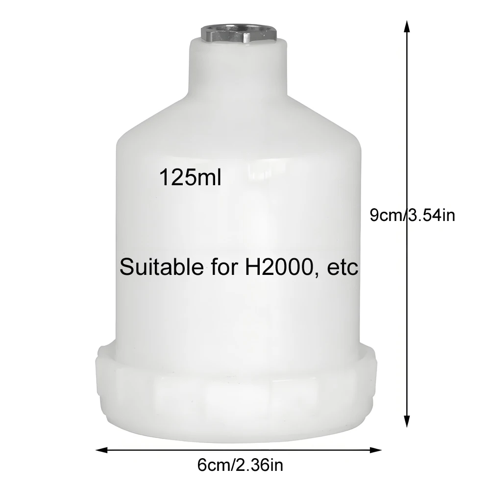 Lattina di spruzzo per pistola a spruzzo da 125/400/250/600/1000ml, pentola per pistola a spruzzo in plastica pentola per vernice in alluminio pistola a spruzzo ad aria tazza accessori per pistola a spruzzo