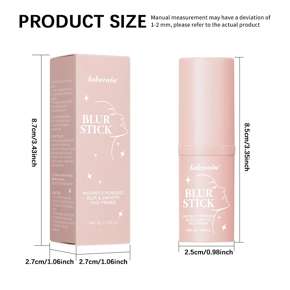 ポア インビジブル スティック ブラー スティック インビジブル ポアは肌のトーンを明るくし、小じわを滑らかにします