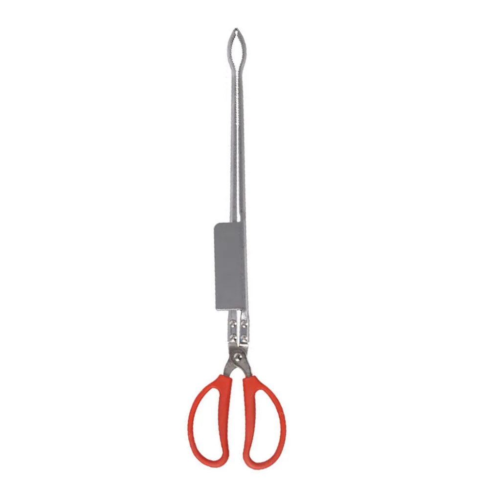 

Crab Pliers Eel Clip Grabber Kitchen Accessory to Clamp Scissor Tongs Stainless Steel Non-slip