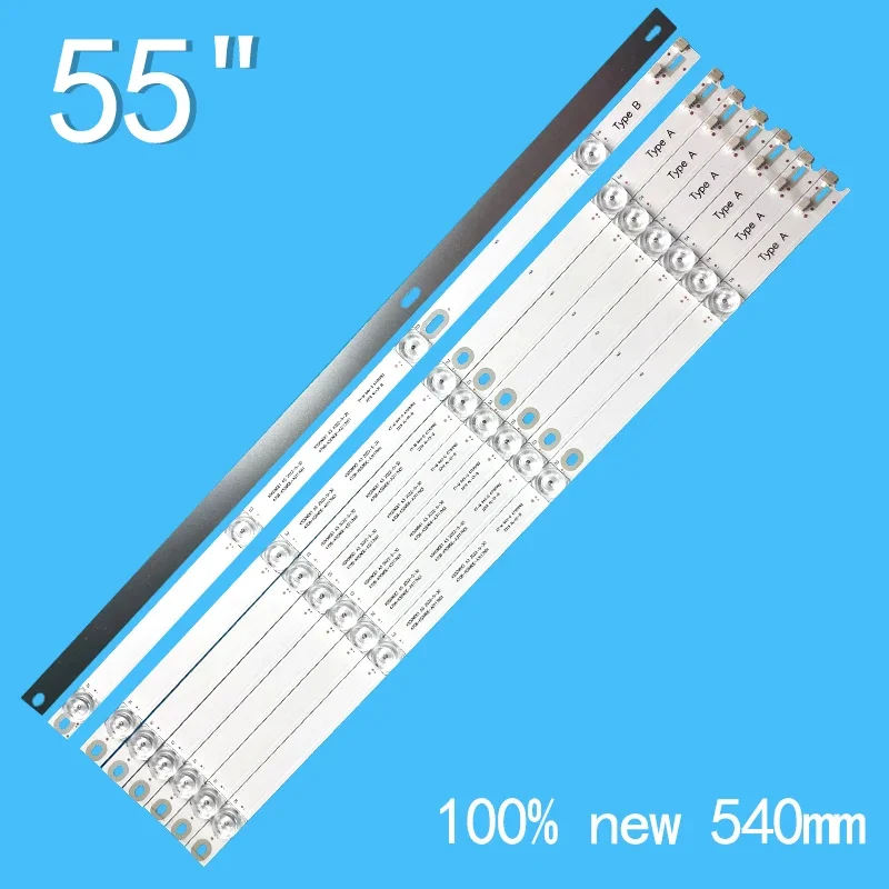 LED-achtergrondverlichtingstrip voor 4708-K55WDE-A3117N01 4708-K55WDE-A5117N01 K550WDE1 A3 55PUF7194/T3