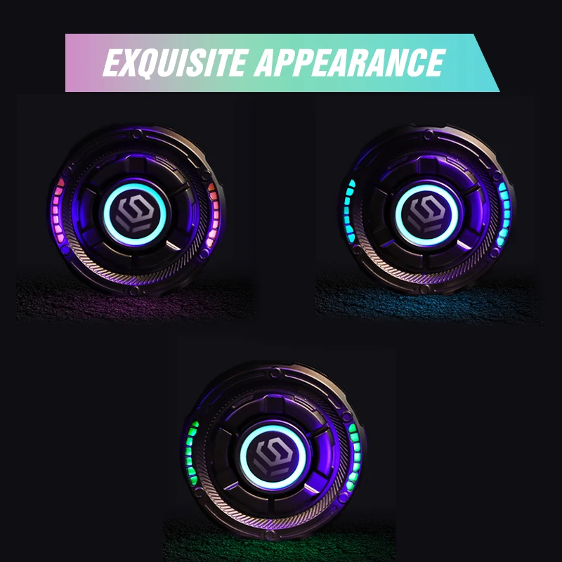 Magnetic Fingertip Spinner EDC Metal Push-Slide Toy - Stress Relief ADHD Focus Tool for Adults & Kids Fidget Toy