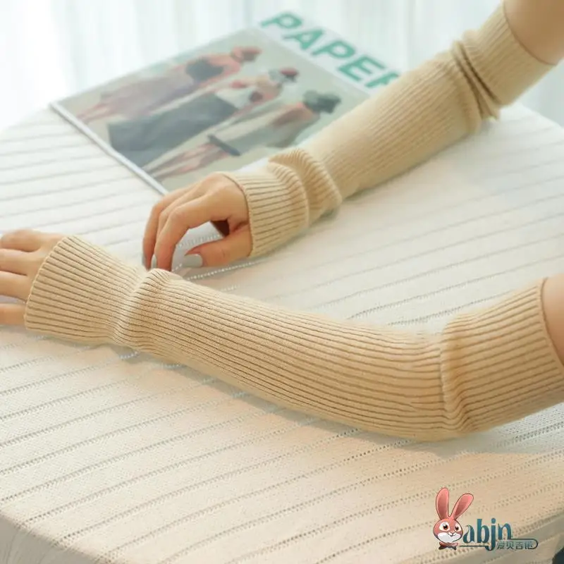 thiened-pure-cotton-arm-sve-covers-elbow-protection-warmth-preservation-autumn-winter-men's-faion-accories