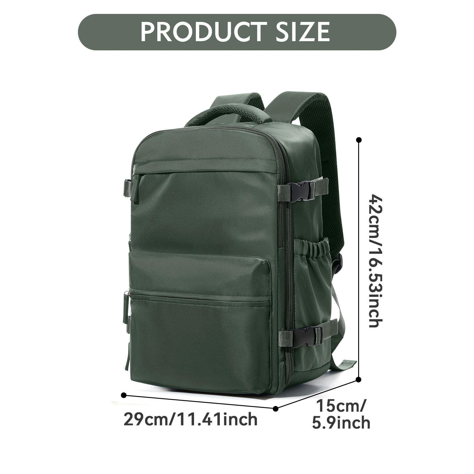 Travel Men 30L vacuum compression Backpack Business Large Capacity School Laptop Backpack Expand Hiking Outdoor Backpack Vacuum