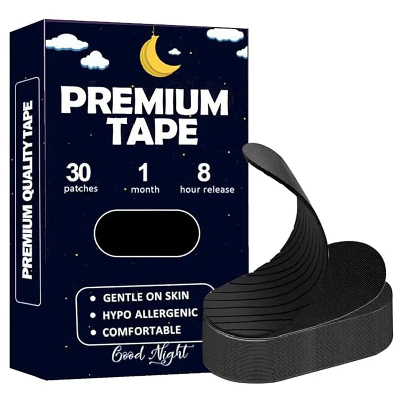 

30Pcs Anti-Snoring Sleep Strips for Adults Nighttime Lip Nose Breathing Improvement Mouth Correction Sticker Tape