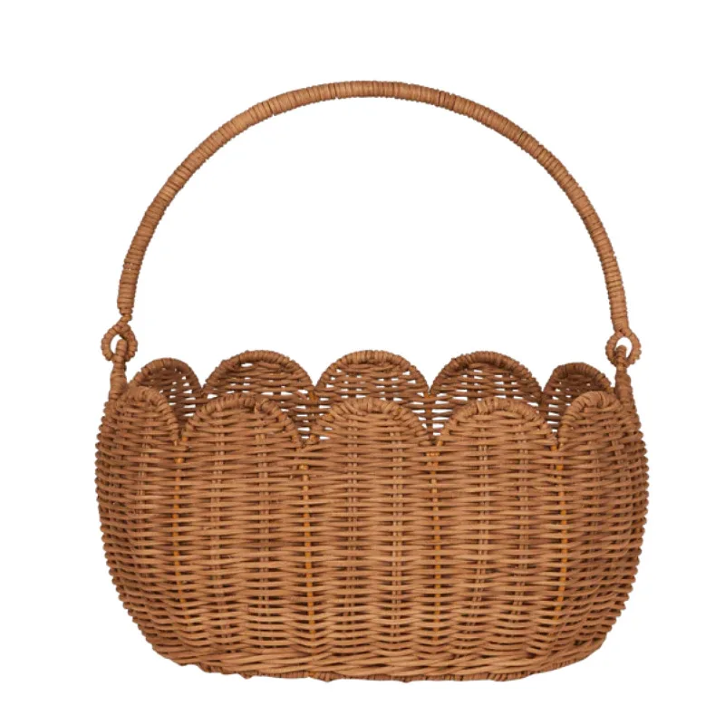 

Плетеная сумка из ротанга, сумки ручной работы для пикника, сумки для женщин, богемные дорожные соломенные пляжные сумки, сумка для хранения цветов, новые кошельки