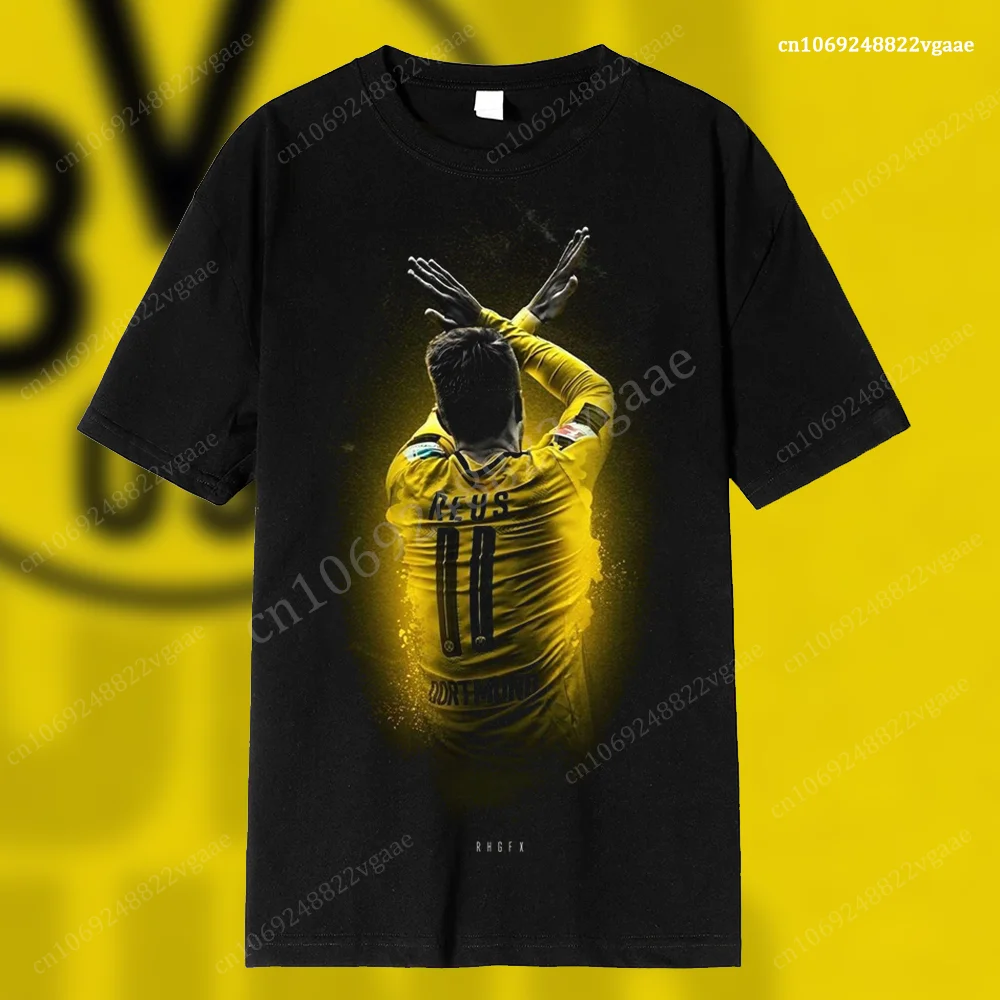 2024 Summer Germany Dortmund Football Jersey Marco Reus T Shirt Men Cotton Women Short Sleeve Kids Tee Shirt Tops Fans Clothes