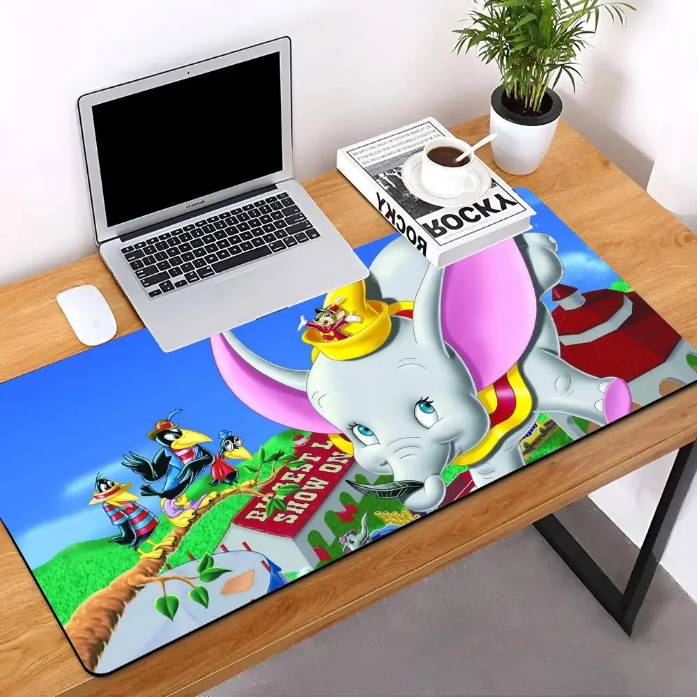 Disney Dumbo MINISO Mouse Pad E-sports Players Desk Mat With Pad Gaming Accessories Prime Gaming Keyboard Pad XXL 90x40cm