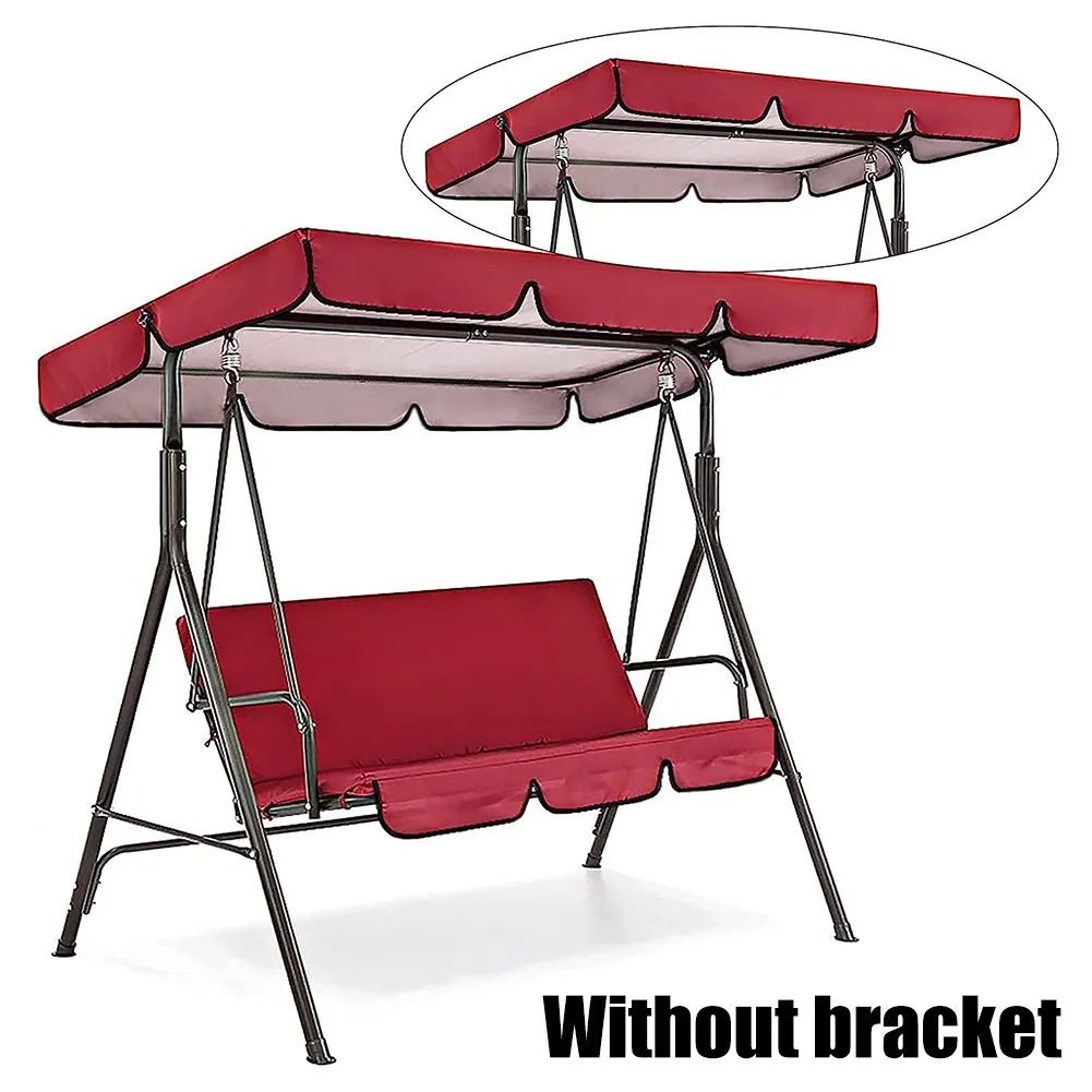 

Garden Swing Seat Replacement Canopy Waterproof Sun Shade Awning Cover Swing Canopy Replacement For Outdoor Patio Garden
