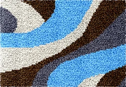 Latch Hook Rug Kits Crocheting Carpet  Acrylic Yarn Pre-Printed Canvas Knot Mat Crochet Tapestry Christmas Home decoration