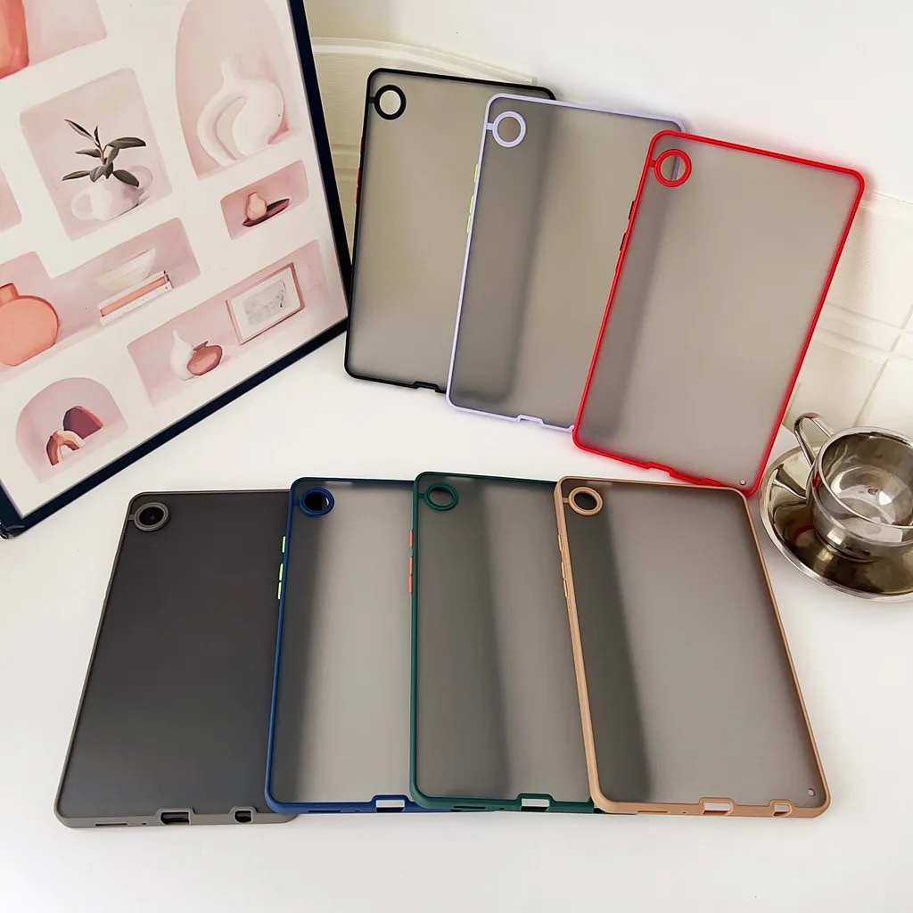 

Soft Edges Slim Matte Translucent Case For Samsung Galaxy Tab A11 8.7 inch S10 Lite S9 FE S8 S7 A9 Plus Hard Shockproof Cover
