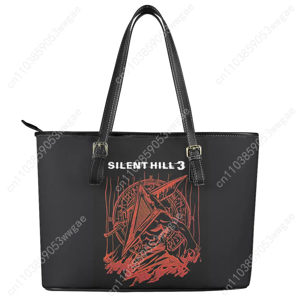 Silent Hill 3 Handbag Womens Mens Vintage Personalized Tote Bags Shoulder Bag Business Leather Purse Travel Customized Bag Gift