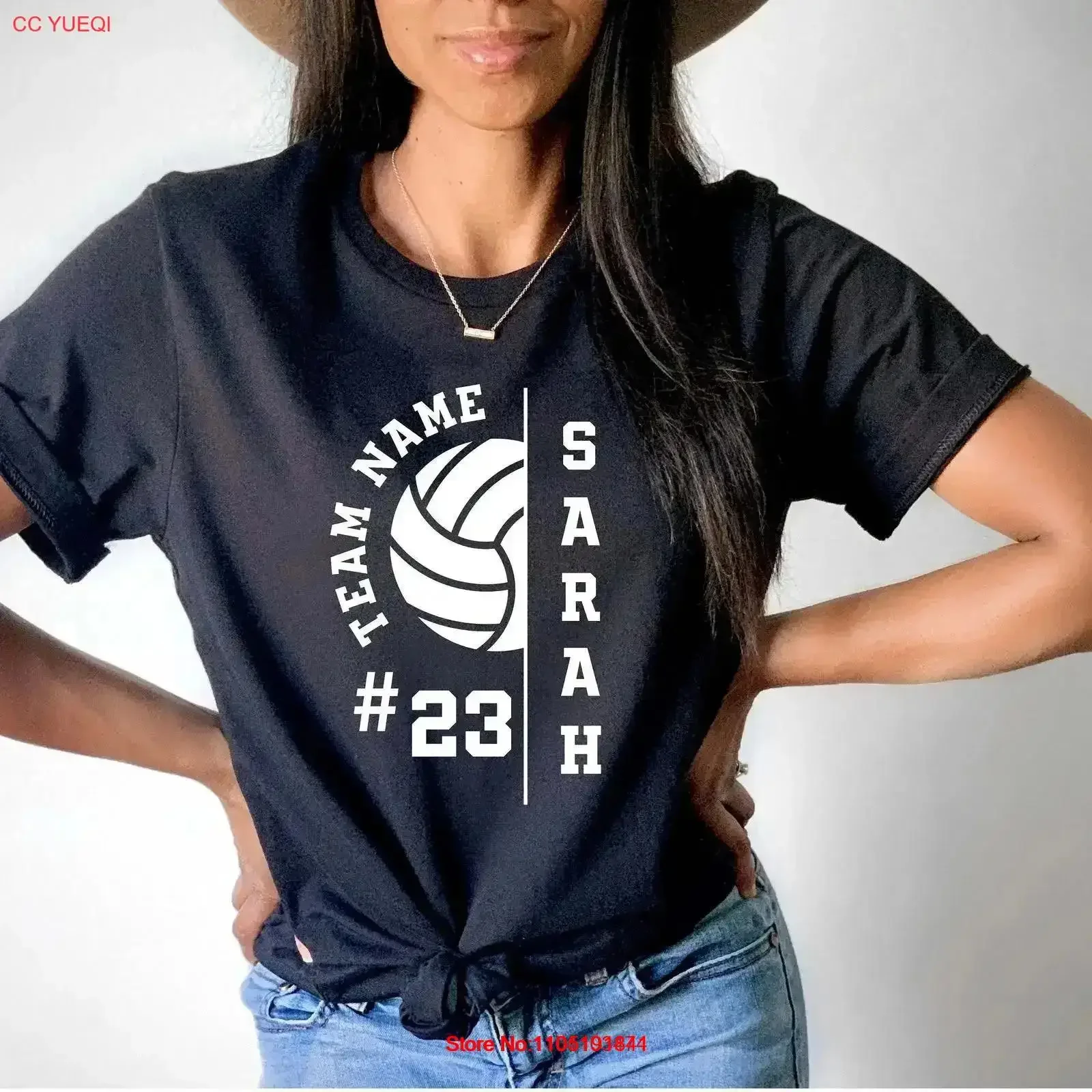 Personalized Volleyball T Shirt Custom Fit Mom Player Number and Name Team SpiriT vintage Washed streetwear Breathable Stylish