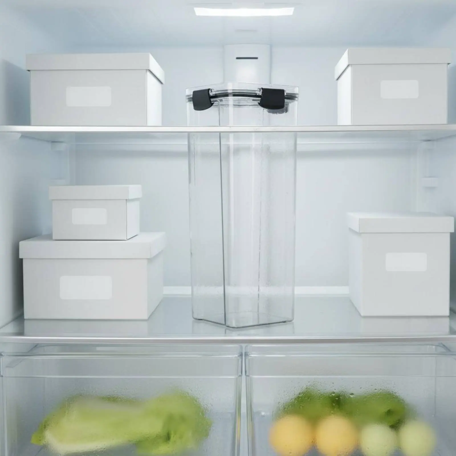 

Clear Plastic Canister Moisture-Resistant Dry Food Storage Container Dry Food Storage Jar Included Clear Pantry Container