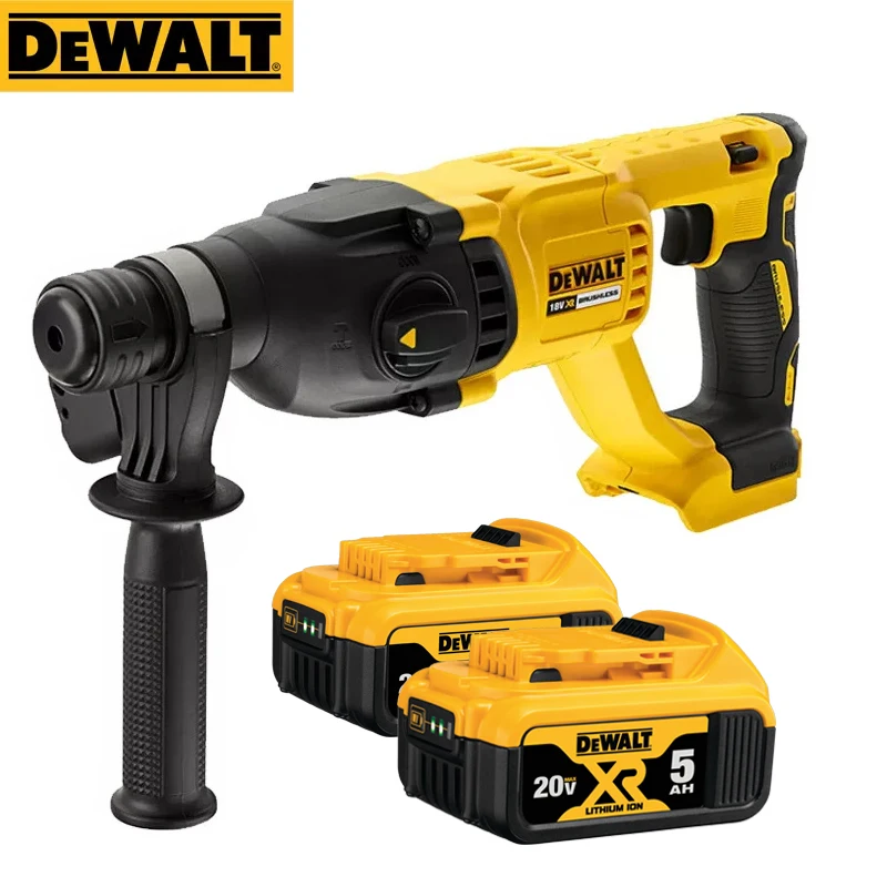 DEWALT DCH133 Brushless Rotary Hammer 20V MAX XR Variable Speed Multifunctional Industrial Rechargeable Impact Drill Power Tools