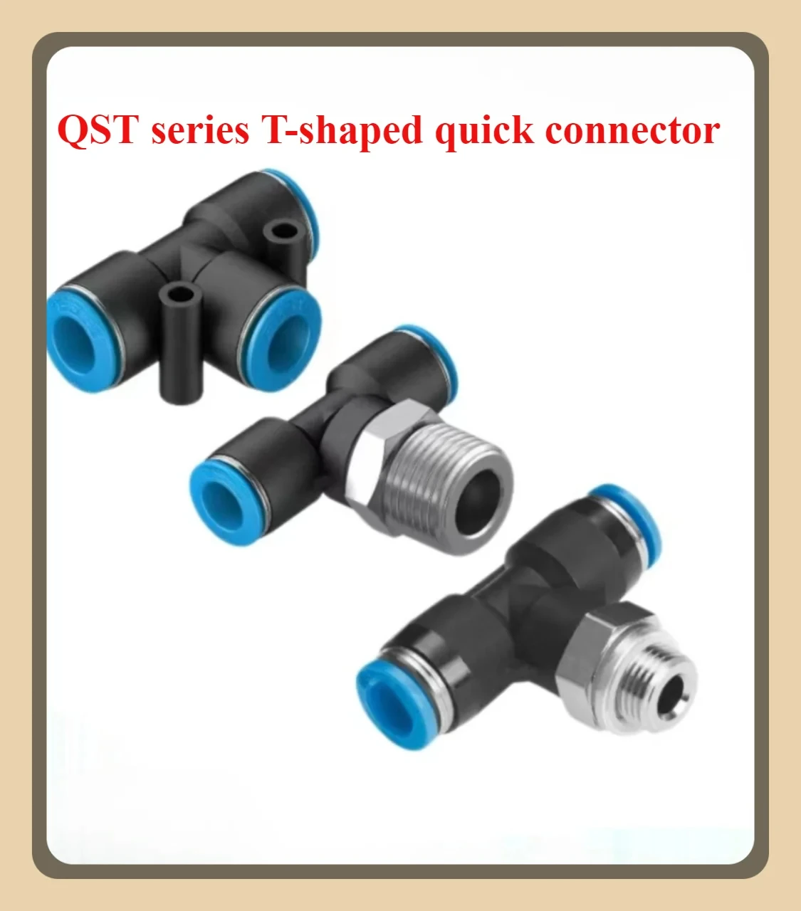 1Pc Pneumatic T-Con…