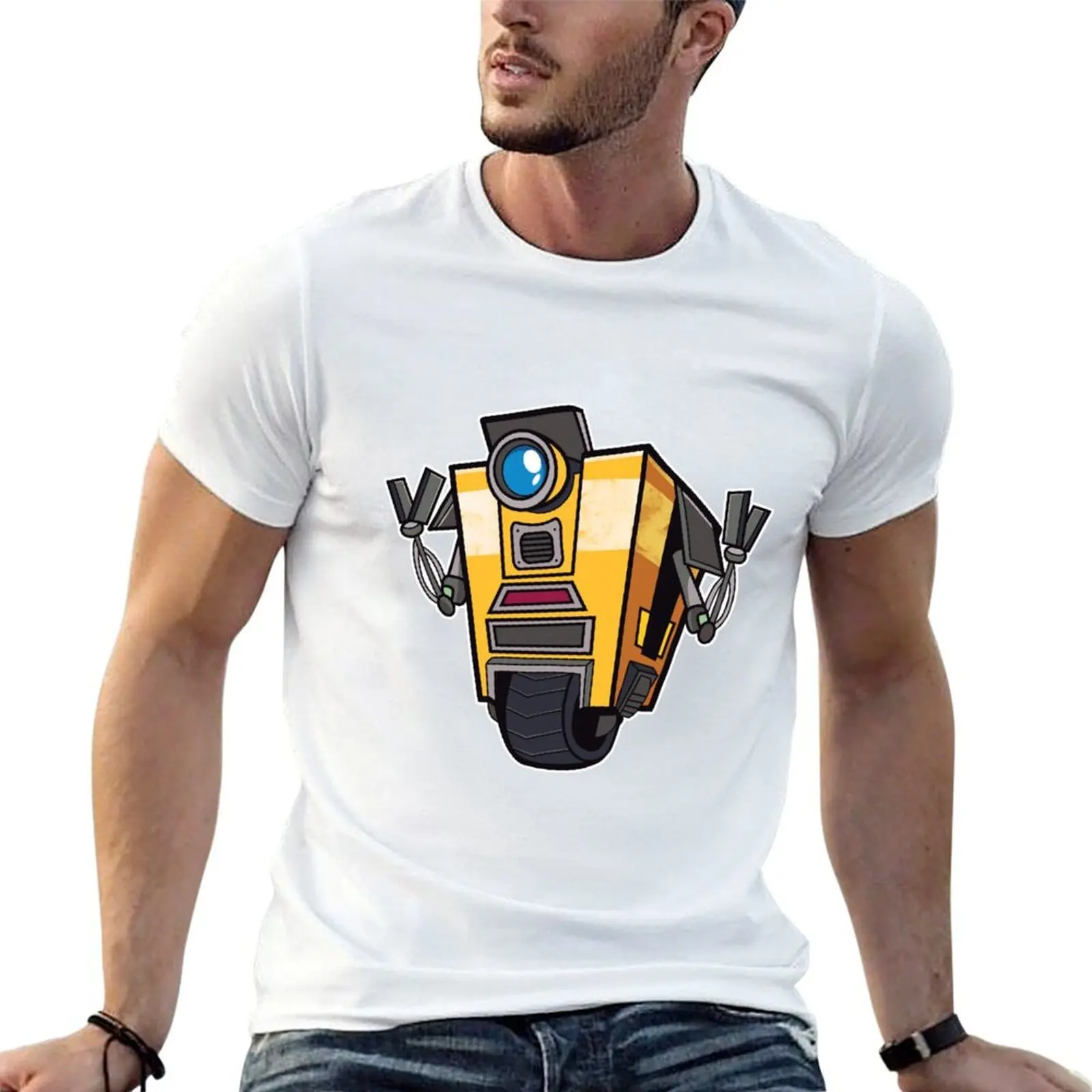 

Футболка Claptrap, мужская дизайнерская забавная футболка, темный юмор, футболка