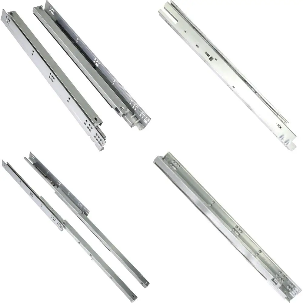 

Направляющие для ящиков под креплением, 21 полный удлинитель, бесшумные направляющие для ящиков толщиной 16 мм, 3 пары, сверхпрочная фурнитура