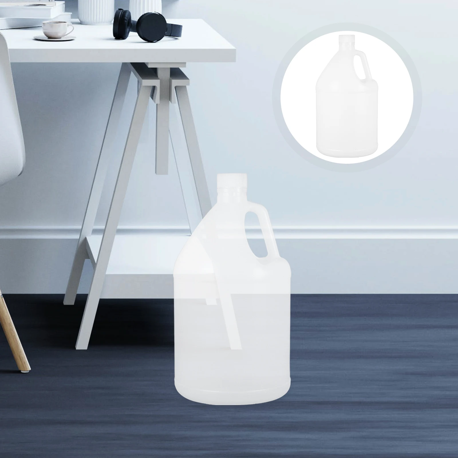 

1 Gallon Plastic Bucket Multifunctional Liquid Storage Container Chemical Space Saving for Home