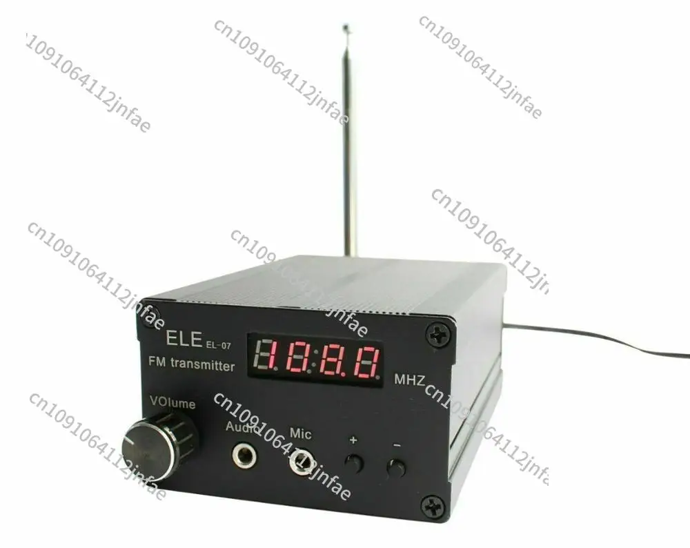 

87-108MHZ 5W Stereo FM transmitter 0.2W 1W 3W 5w power Adjustable + Ant + power