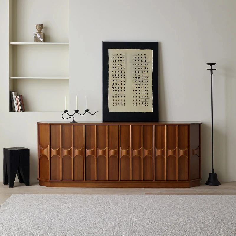 

Solid Wood Entrance Cabinet Living Room Partition Wall Cabinet Storage Corner Hallway Shoe Cabinet