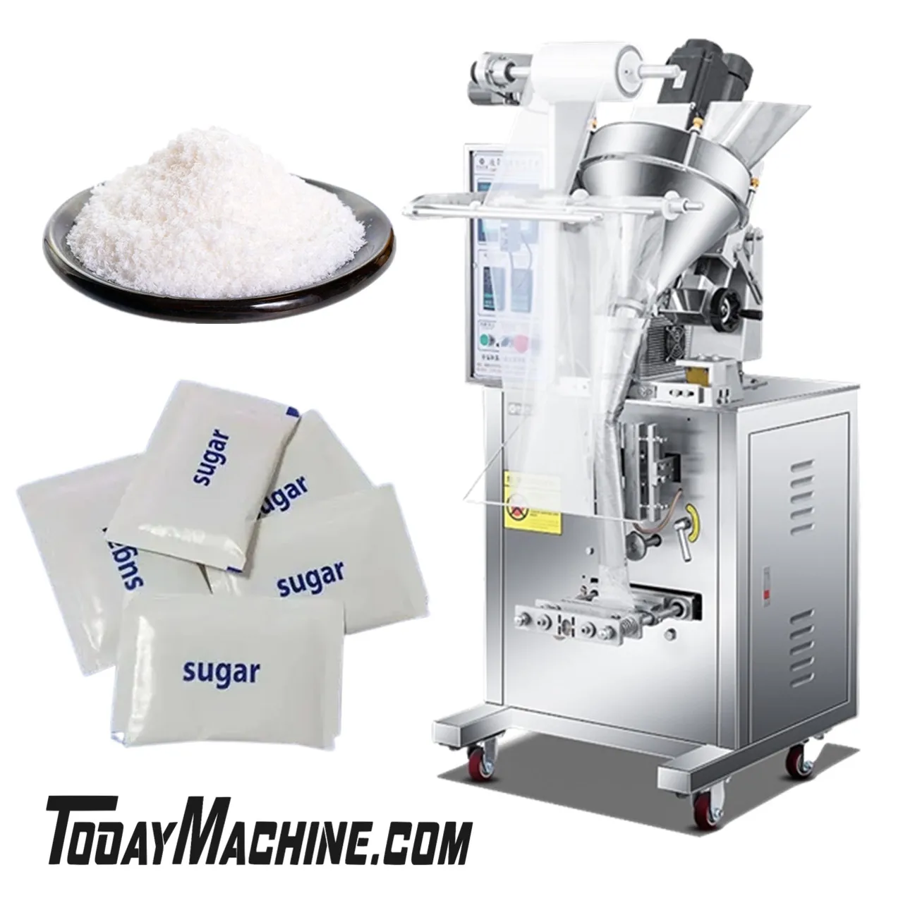 Automatic Instant Coffee Powder Chilli Spice Powder Stick Bag Filling Packing Machine