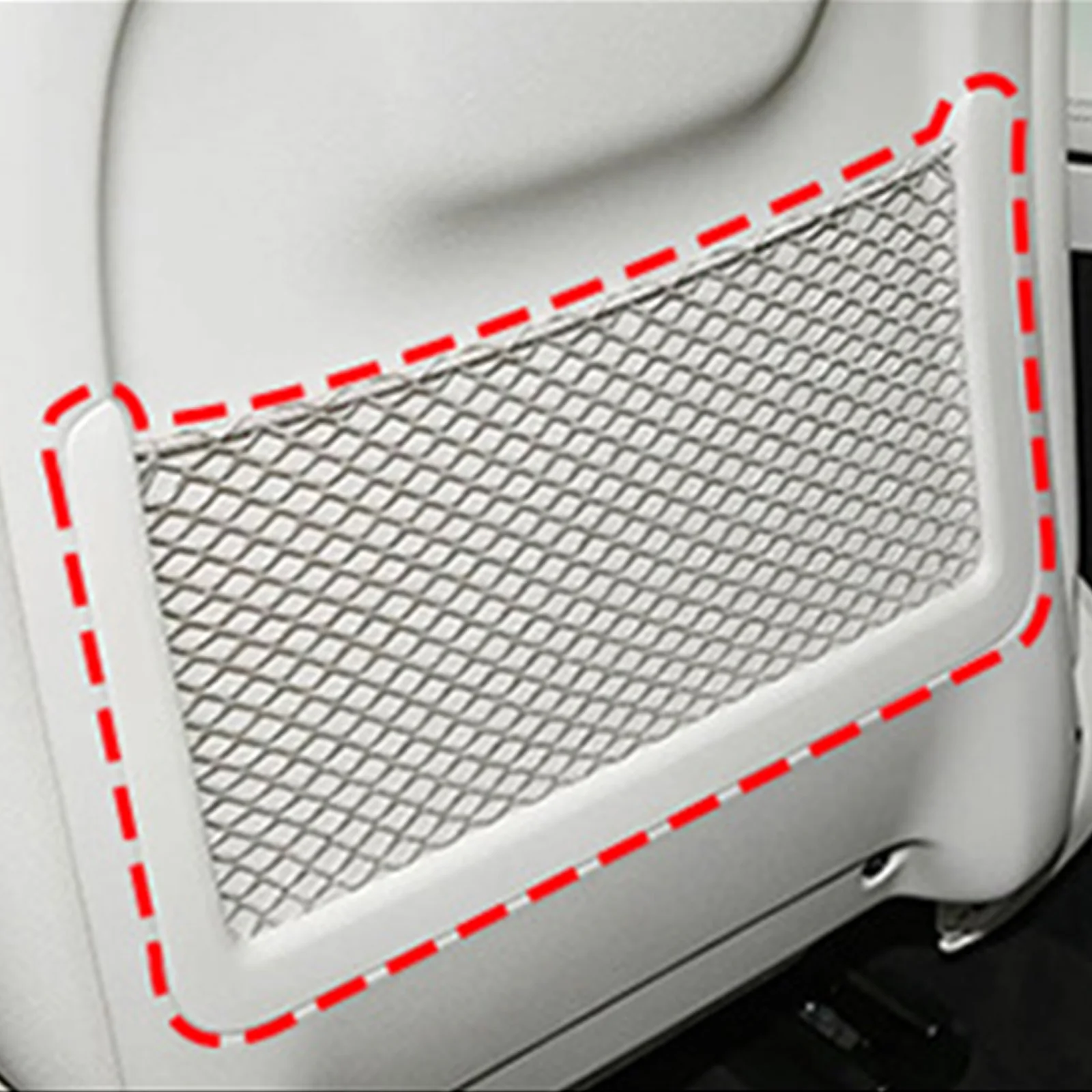 For Mercedes Benz GLE Class W167 2020-2026 GLS Class W167 2020-2025 Car Interior Seat Back Storage Bag Mesh Net Pocket Cover