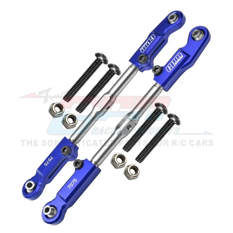 GPM voor ARRMA 1/7 FIRETEAM BIG ROCK 1/8 Kraton Outcast TALION 6S Metalen Achter Bovenarm Steering Trekstang links AR 330221   AR 330230