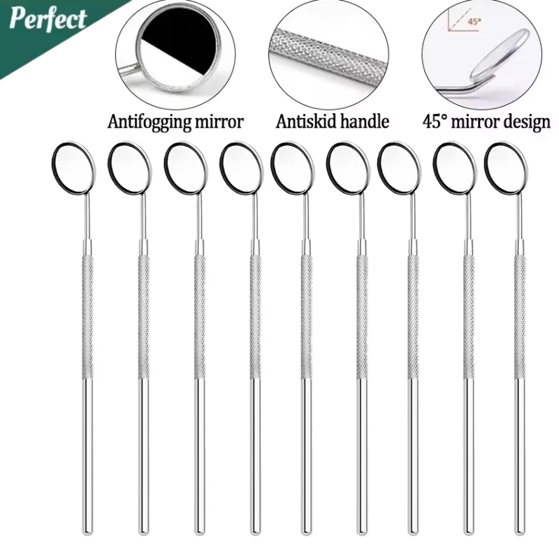 Dental Mirror Sickle Tartar Scaler Teeth Pick Spatula Dental Laboratory Equipment Dentist Gift Oral Care Tooth Cleaning Tools