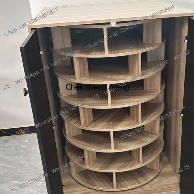 

Home Shoe Cabinet Wooden Shoe Organizer Large Capacity Multi Layer Rotating Shoes Cabinets Living Room Organization Furniture