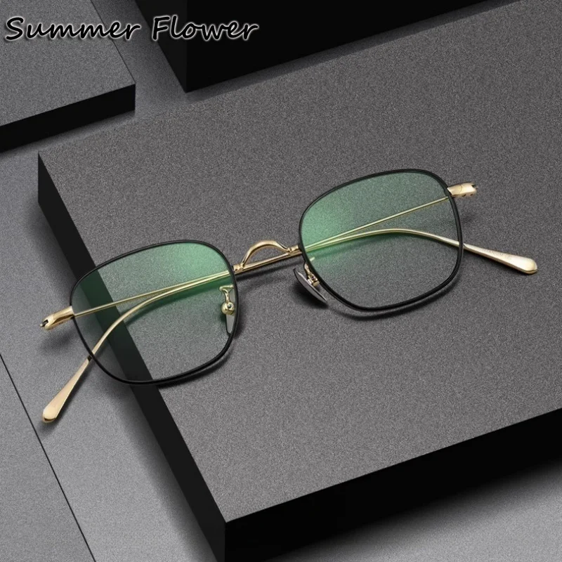 

Men High End Eyewear Pure Titanium Ultra Light Small Optical Glasses Frames High degree Women Prescription Recipe Spectacle