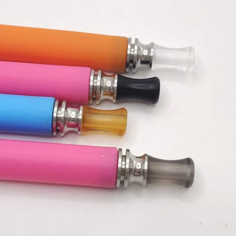 510 Straw joint 26mm long 3mm MTL small aperture extended straw  TIP linker SS PC PEI Drip Decorations