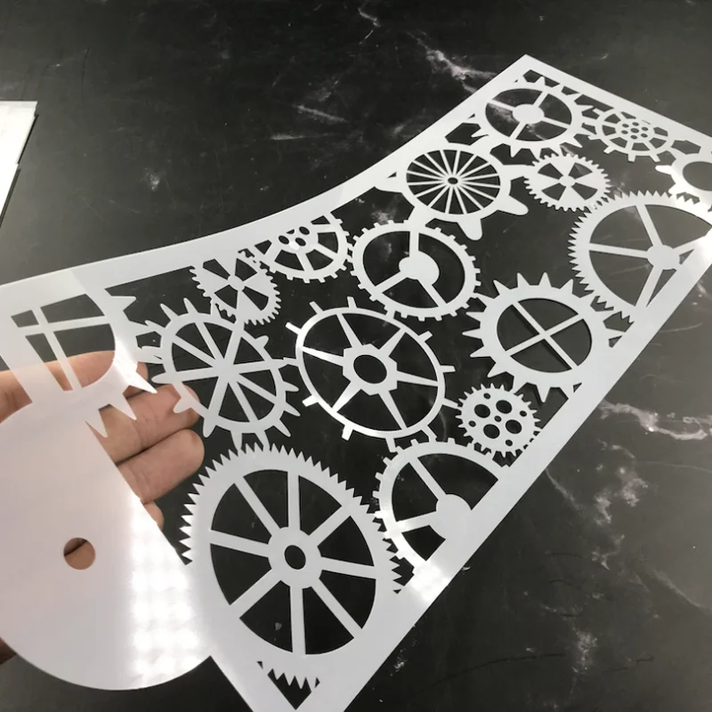 Трафареты с рисунком торта, 15 х39 см