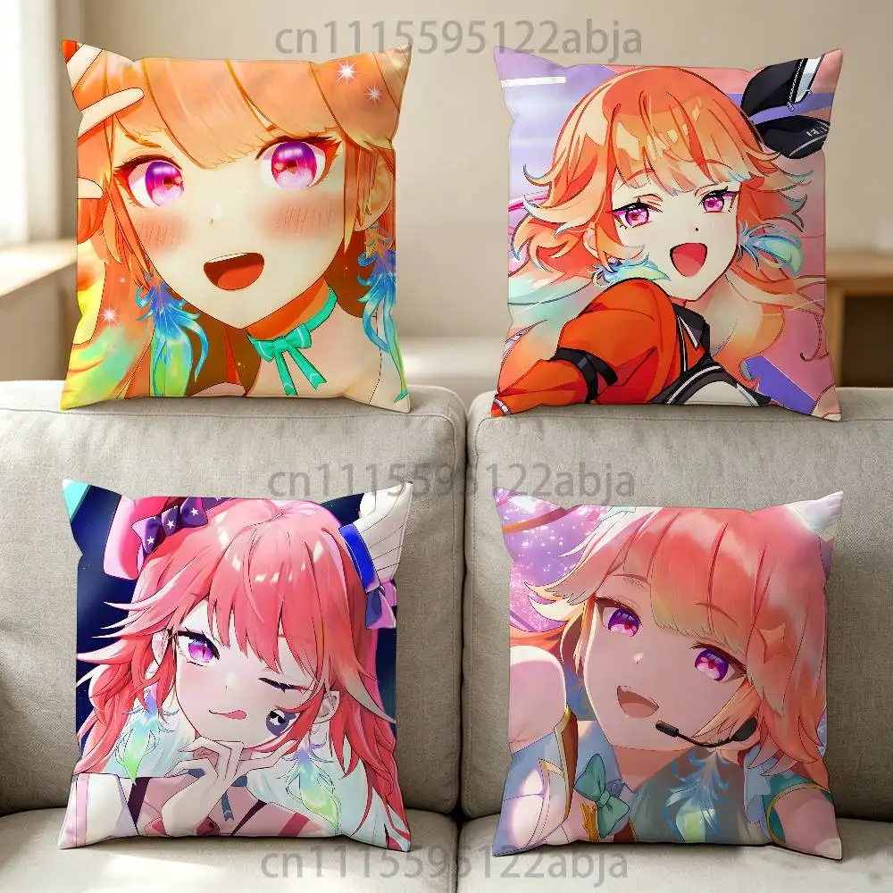 k-kiara takanashi Throw Pillow Case 50x50cm DIY Square Pillowcase Square Office Cushion Cover