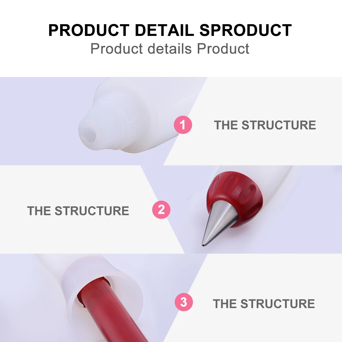 

Silicone Cake Decorating Pen Food Grade Piping Tool for Cream Chocolate Pastry DIY Baking Home Kitchen and Bakery