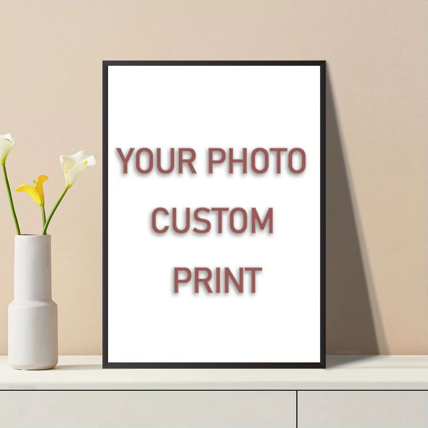 Lienzo de Pintura Personalizada, Impresión HD, Personaliza Tu Imagen, Póster de Arte de Pared Personalizado, Fotos para Decoración del Hogar y Sala de Estar